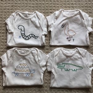 Stella McCartney Kids 9 month onesies set of 4